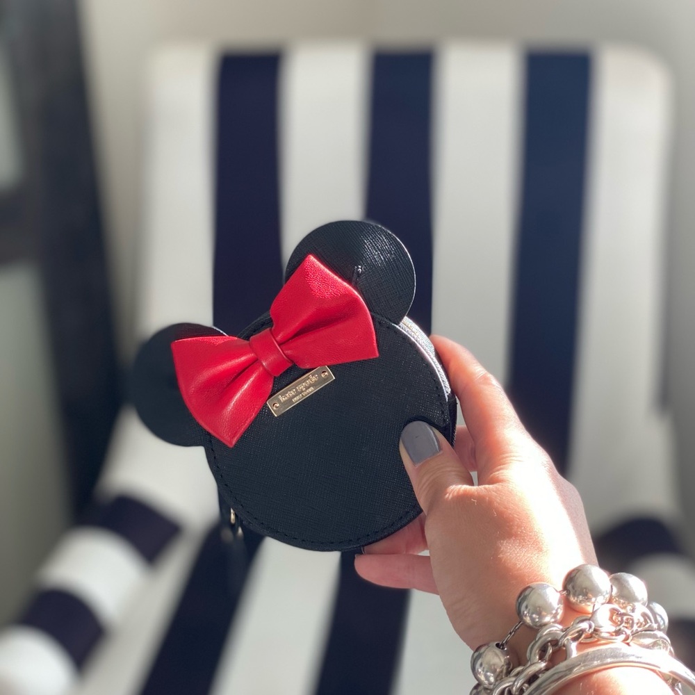 Kate Spade x DISNEY Minnie Mouse coin purse